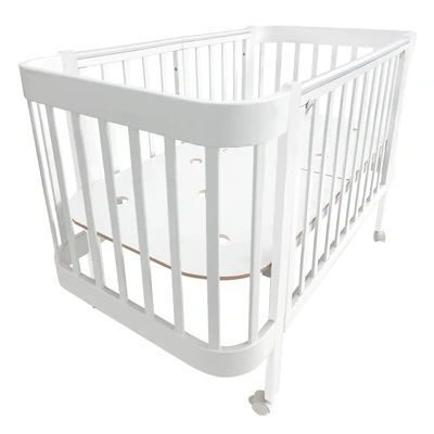 Кровать детская Indigo Italiano Baby продольный маятник на колесах 01962996975