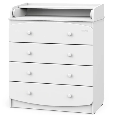 Комод Indigo Classic 800/4 c откидным пеленальным столиком, МДФ, ЛДСП 031813949