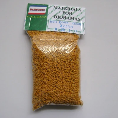 35013  материалы для диорам  Крона кустов. Жёлтая. 2000000106144