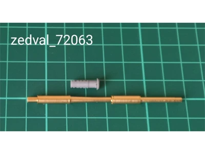 72063  металлические стволы  152 мм ствол для Коала СВ с дульным тормозом  (1:72) 2000002163091
