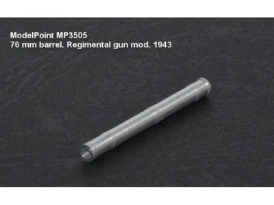 MP3505  стволы металлические  76mm. Regimetal gun mod 1943 for ICM kit  (1:35) 2000000097640