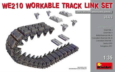 35323  траки наборные  WE210 WORKABLE TRACK LINK SET  (1:35) 4820183312723