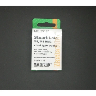 MTL-35149  траки наборные  Tracks for Stuart Late M5, M8 HMC steel tracks  (1:35) 2000000181639