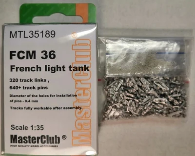 MTL-35189  траки наборные  FCM 36 French light tank  (1:35) 2000000181677