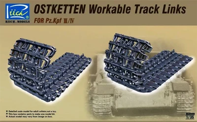 RE30008  траки наборные  Ostketten Workable Track Links for Pz.Kpf III/IV  (1:35) 6953391900234