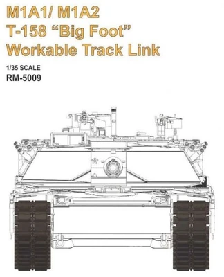 RM-5009  траки наборные  M1A1/M1A2 T-158 Workable Track Link (1:35) 4897062620132