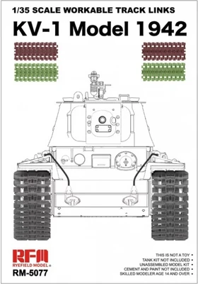 RM-5077  траки наборные  Workable Track Links KV-1 Model 1942  (1:35) 4897062621450