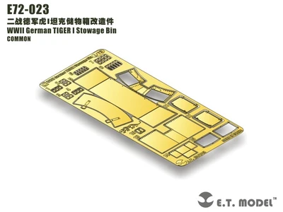 E72-023  фототравление  German Tiger I - Stowage Bin  (1:72) 2000002181286