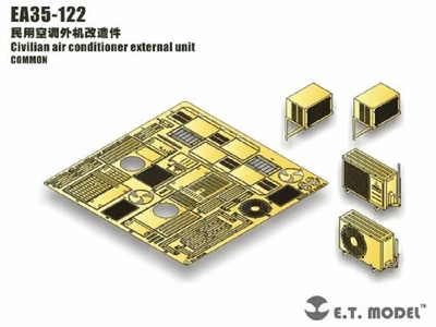 EA35-122  фототравление  Civilian Air Conditioner External Unit (4 шт.)  (1:35) 2000002168690