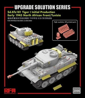 RM-2006  фототравление  UPGRADE SOLUTION for Tiger I Initial Production Early 1943 African  (1:35) 4897062620651