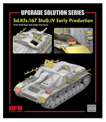 RM-2025  фототравление  Sd.Kfz. 167 StuG.IV Early Production Upgrade Solution Series  (1:35) 4897062621115