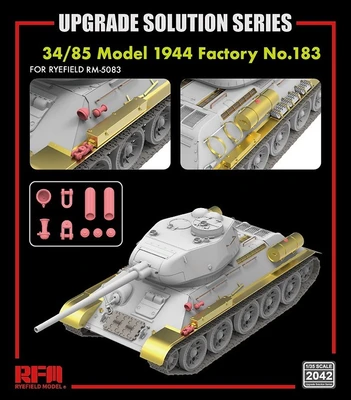 RM-2042  фототравление  Танк-34/85 Model 1944 Factory No. 183 Upgrade Solution Series  (1:35) 4897062621122