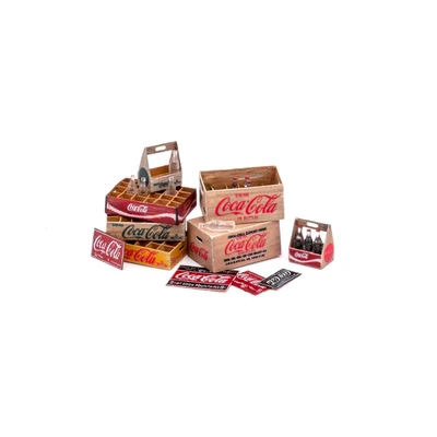 S-238.1  фототравление  Coca-Cola в бутылках, 1916-1957, размер M  (1:35) 2000002052418