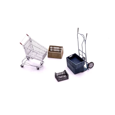S-249  фототравление  Ящики пластиковые и тележки, размер XS  (1:72) 2000002129790
