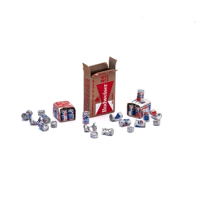 S-262  фототравление  Budweiser + Pepsi банки 0,35ml 1960-1970, размер L  (1:24) 2000002129868