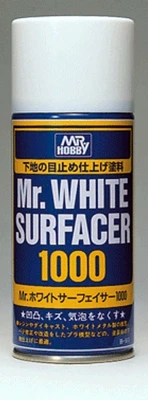B-511  краска  грунтовка в баллончиках  Mr.WHITE SURFACER 1000 170мл 2000002115014