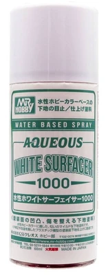 B-612  краска грунтовка в баллончиках Mr. Aqueous White Surfacer 1000 170мл. 4973028506037