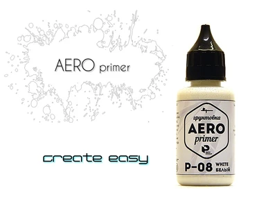 P08  грунтовка  Pacific88 Грунт AERO Белый (White primer) 30мл. (Баночка с тонким носиком), арт.P08 2000002198796
