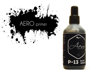 P13  грунтовка  Pacific88 Грунт AERO Черный (Black primer) 100мл., арт.P13 2000002198833