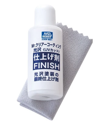 R193  грунтовка  Финишное глянцевое УФ-покрытие Mr.Clear Coating UV Cut Finish (25 мл) 4973028420456