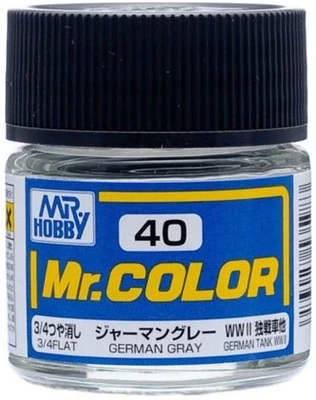 C 40  краска 10мл  GERMAN GRAY 4973028535983