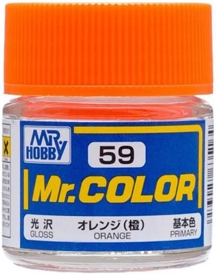 C 59  краска 10мл  ORANGE 4973028635164