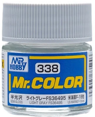 C338  краска 10мл  LIGHT GRAY FS36495 4973028717662