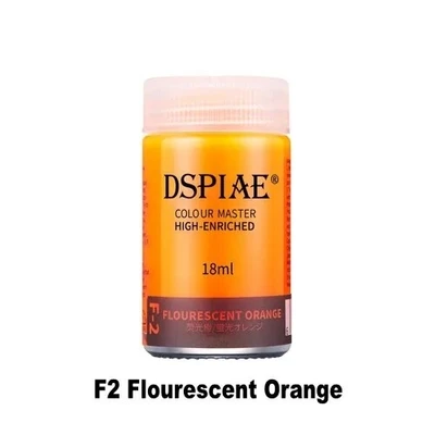 F-2  краска  18мл Flourescent Orange 6970845562664
