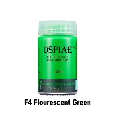 F-4  краска  18мл Flourescent Green 6970845562688