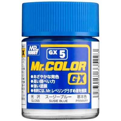GX  5  краска 18мл  Susie Blue Gloss 4973028335293
