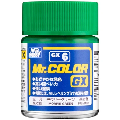 GX  6  краска 18мл  Morrie Green Gloss 4973028335835