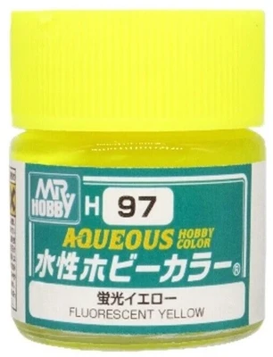 H 97  краска 10мл  FLUORESCENT YELLOW 4973028734362