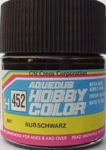 H452  краска  10мл  SOOT BLACK 49374520