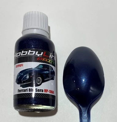 HP-1004  краска  лаковая HobbyLink 30мл.  Ferrari Blu Sera 2000002210641