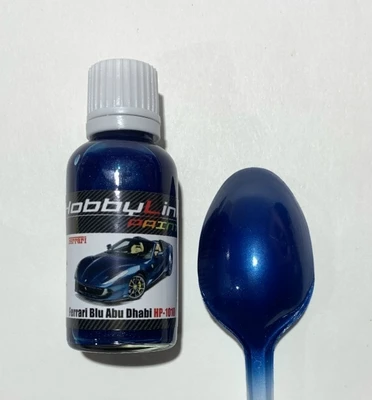 HP-1010  краска  лаковая HobbyLink 30мл.  Ferrari Blue Abu Dhabi 2000002210726