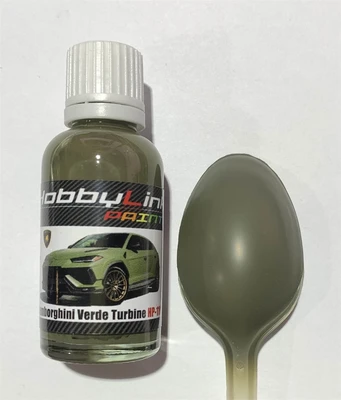 HP-1103  краска  лаковая HobbyLink 30мл.  Lamborghini Verde Turbine 2000002211099