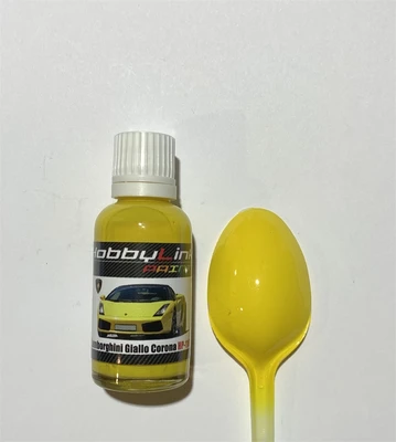 HP-1107  краска  лаковая HobbyLink 30мл.  Lamborghini Giallo Corona 2000002211259