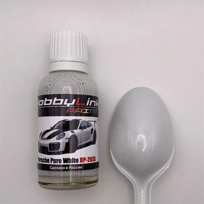 HP-2035  краска  лаковая HobbyLink 30мл.  Porsche Pure White 2000002211945