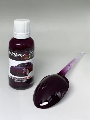 HP-2045  краска  лаковая HobbyLink 30мл.  Porsche Aubergine 2000002212102