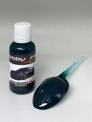 HP-2048  краска  лаковая HobbyLink 30мл.  Porsche Fjord Green 2000002212133