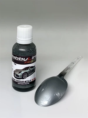HP-2049  краска  лаковая HobbyLink 30мл.  Porsche Fischsilber Metallic 2000002212140