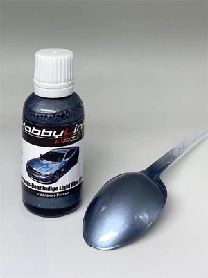 HP-2212  краска  лаковая HobbyLink 30мл.  Mercedes-Benz Indigo Light Blue 2000002212041