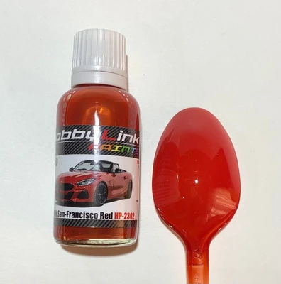 HP-2302  краска  лаковая HobbyLink 30мл.  BMW San-Francisco Red 2000002212409