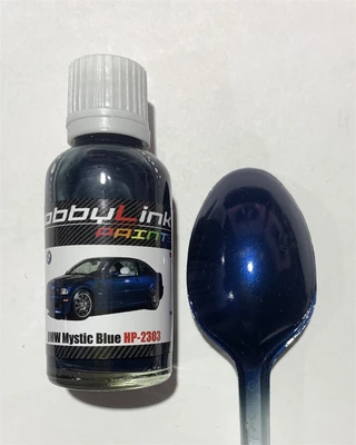 HP-2303  краска  лаковая HobbyLink 30мл.  BMW Mystic Blue 2000002212393