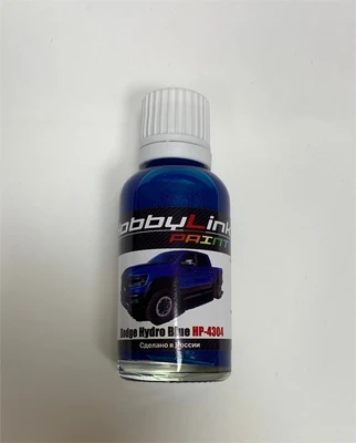 HP-4304  краска  лаковая HobbyLink 30мл.  Dodge Hydro Blue 2000002210733