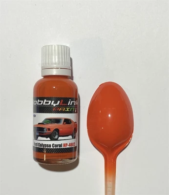 HP-4602  краска  лаковая HobbyLink 30мл.  Ford Calypso Coral 2000002210535