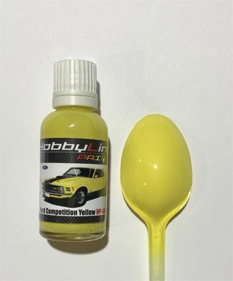 HP-4606  краска  лаковая HobbyLink 30мл.  Ford Competition Yellow 2000002210580