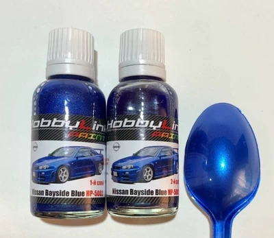 HP-5002  краска  лаковая HobbyLink 30мл.  Nissan Bayside Blue 2-х слойная 2000002212720