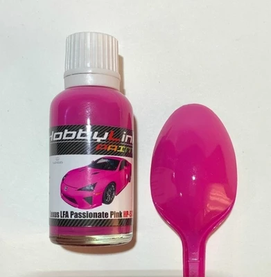 HP-5302  краска  лаковая HobbyLink 30мл.  Lexus LFA Passionate Pink 2000002212911