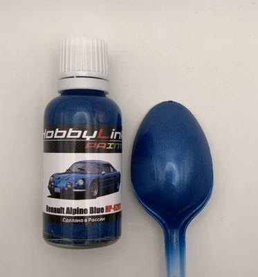 HP-6201  краска  лаковая HobbyLink 30мл.  Renault Alpine Blue 2000002213000